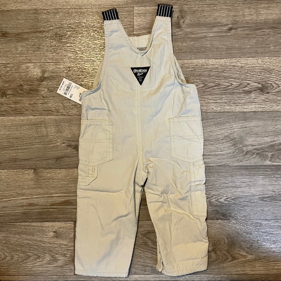 OshKosh Carpenter Overalls Boys 12mo NEW - Picture 3 of 7
